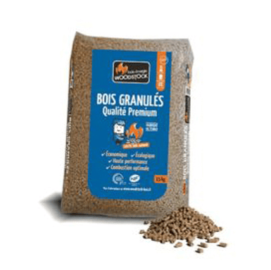 pallets WOODSTOCK Wood pellets – 144 Bags of 15 kg